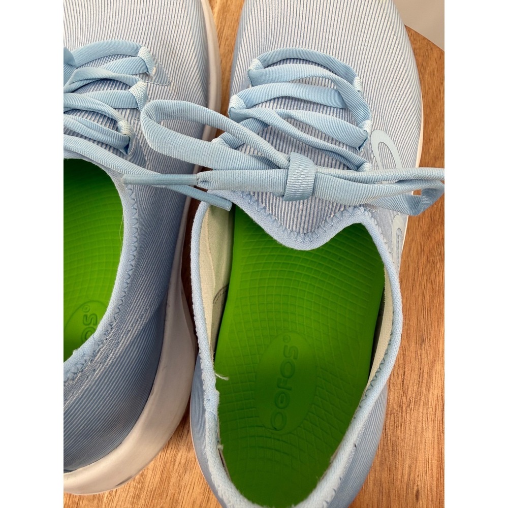 OOFOS OOmg Sport LS Carolina Blue Women 9.5 EU 40.5 Sneakers - Picture 13 of 15